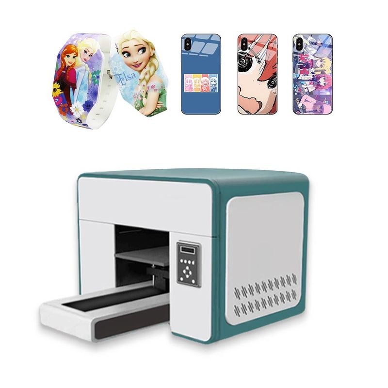 طابعة ثلاثية الأبعاد UV Inkjet 3D صغيرة حجم A3 طابعة بطاقات UV Id 8 طابعة طباعة ملونة