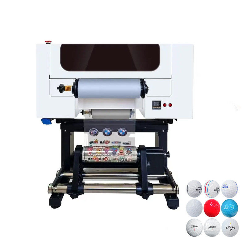 30 سم آلة طابعة UV DTF LED XP600 ملصق كريستالي UV للفاتورة