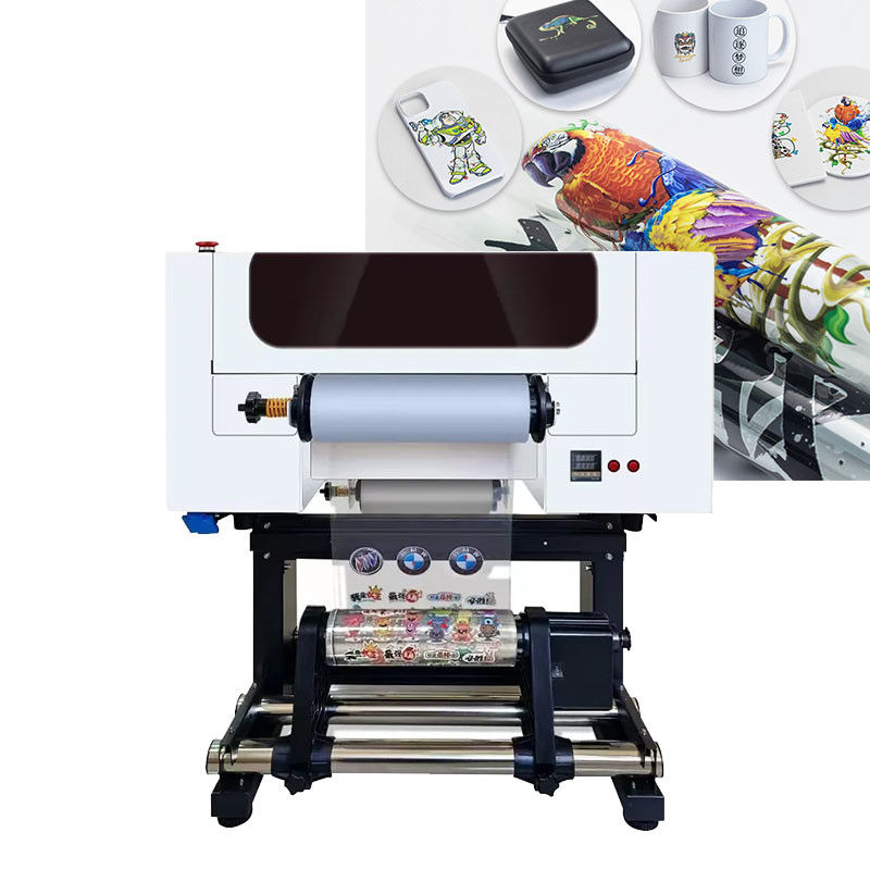 طابعة Dtf UV 30CM لطباعة الملصقات مع طابعة Xp600 مزدوجة الرأس للطابعة