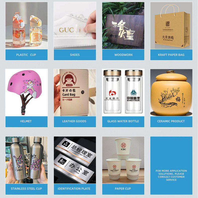 طابعة UV DTF من 30 سم طابعة A3 UV DTF مع لاميناتور للملصق