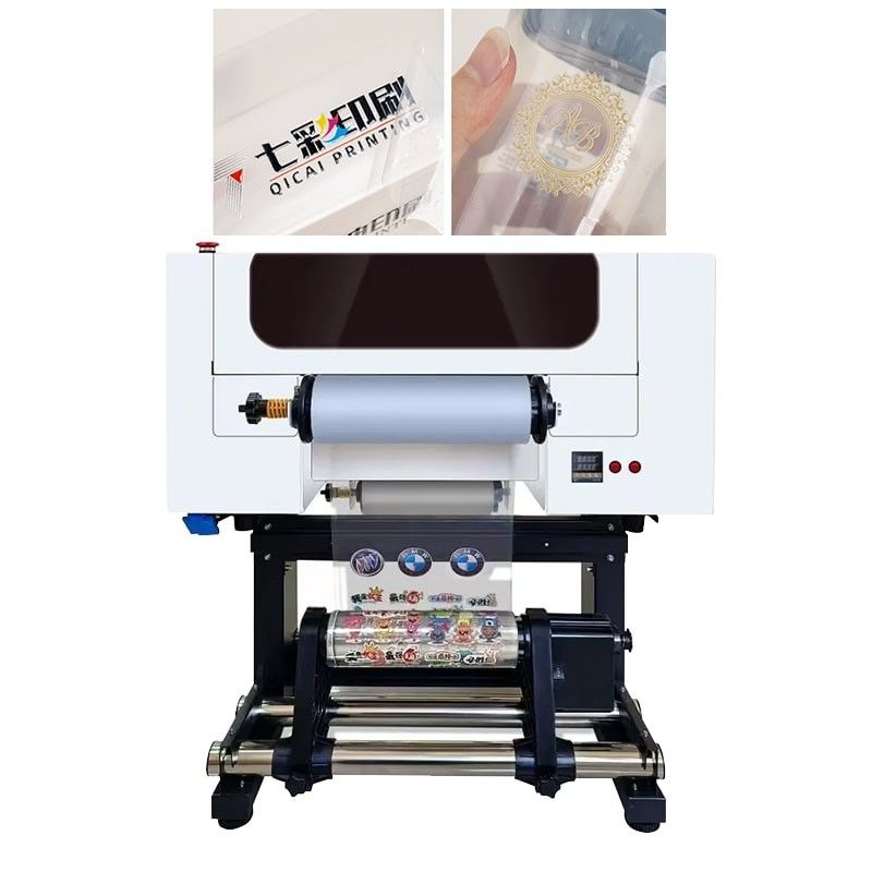 طابعة UV DTF من طابعة إلى طابعة مع رأس XP600 طابعة UV DTF 30 سم آلة طباعة قمصان