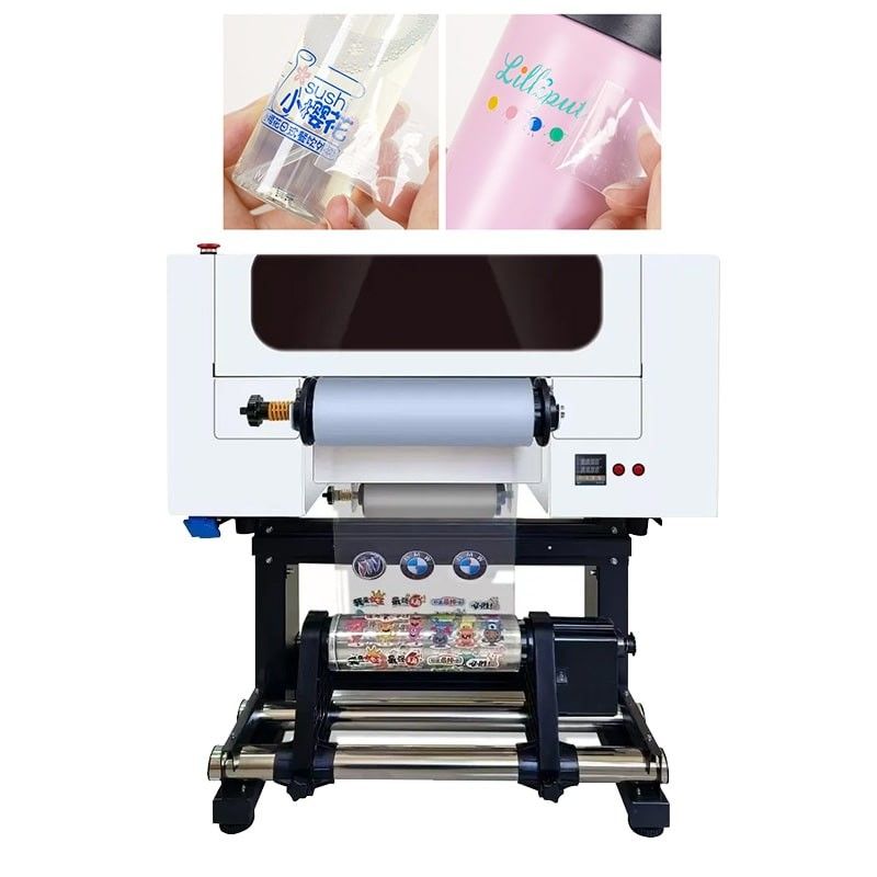 طابعة فيلم نقل DTF عالية الدقة مع CMYK W + V Ink Color Multiple Rip Interfaces