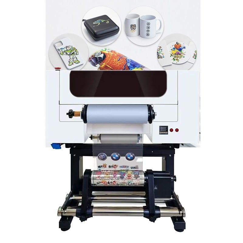 الطابعة الرقمية للأشعة فوق البنفسجية DTF 2 F1080 الرأس اثنين في واحد 30cm/60cm عرض الطباعة