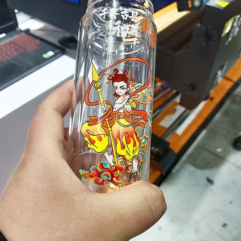 البوصلة كل شيء في واحد UV سطح / لفة إلى لفة / طابعة زجاجة UNI-A3 آلة الطباعة