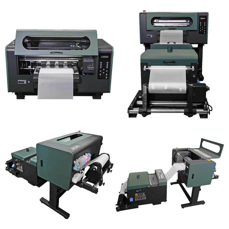 الطباعة المباشرة إلى الفيلم VT-300 A3 DTF مع ألوان CMYK + W للتطبيقات النسيجية