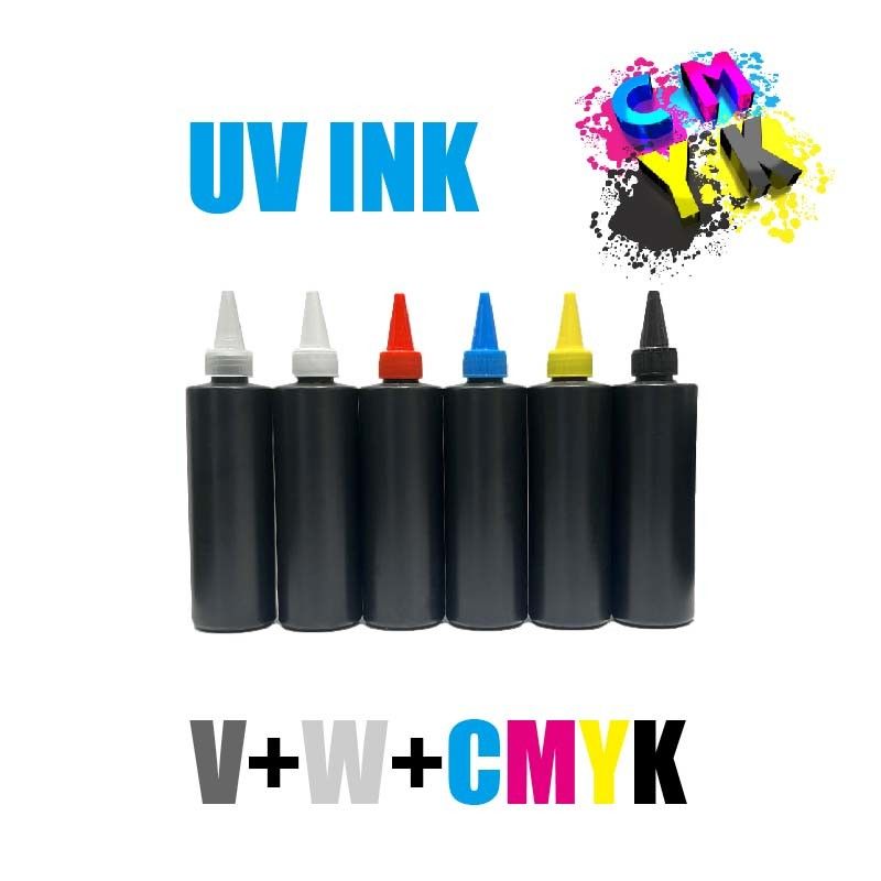 حبر UV قابل للشفاء حبر UV LED لـ Epson I3200 XP600 DX4 DX5 DX7