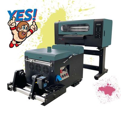 آلة طباعة قمصان رقمية CMYK + W آلة طباعة DTF Inkjet