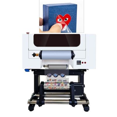 طابعة UV DTF بحجم A3 طابعة UV DTF 30cm لطباعة ملصقات الملصقات