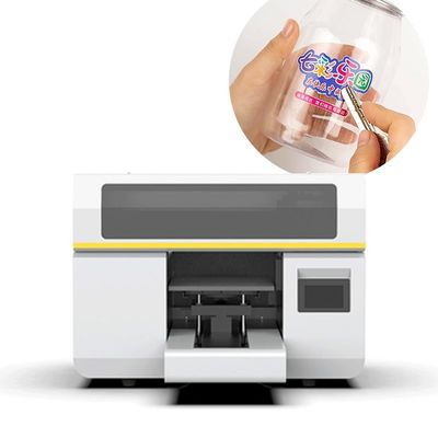 طابعة A3 UV للمواد الملفوفة الزجاجات الأسطوانية المسطحة آلة طباعة غلاف الهاتف