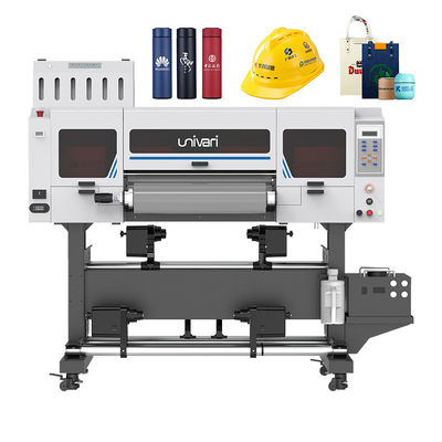 A2 A3 رقمية 60 سم DTF ملصق UV الطابعة الزجاجية المعدنية الطابعة مع 13200 U1 رأس
